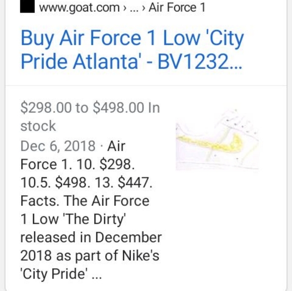 ATL City Pride "The Dirty" Air Force 1 - RARE - Picture 8 of 8